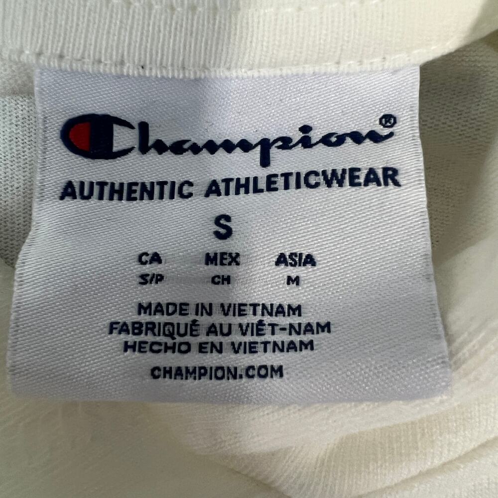 Champion Pullover White Hoodie Womens Small Athleisure Casual Activewear Fitness - Picture 3 of 14